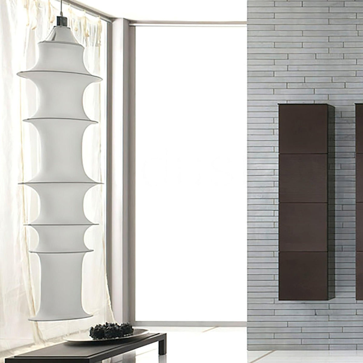 Tiered Column Pendant Light