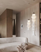 Tiered Column Pendant Light