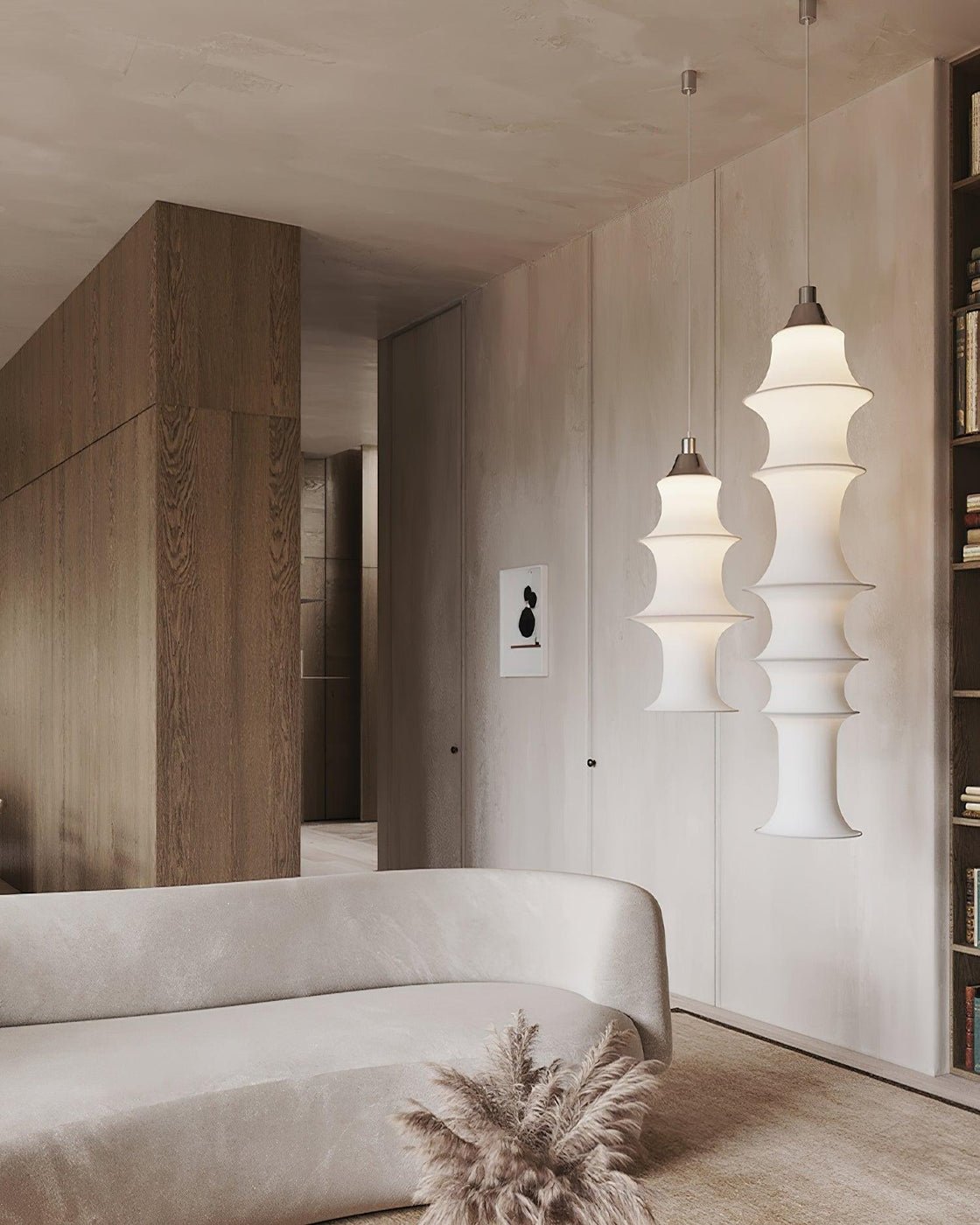Tiered Column Pendant Light