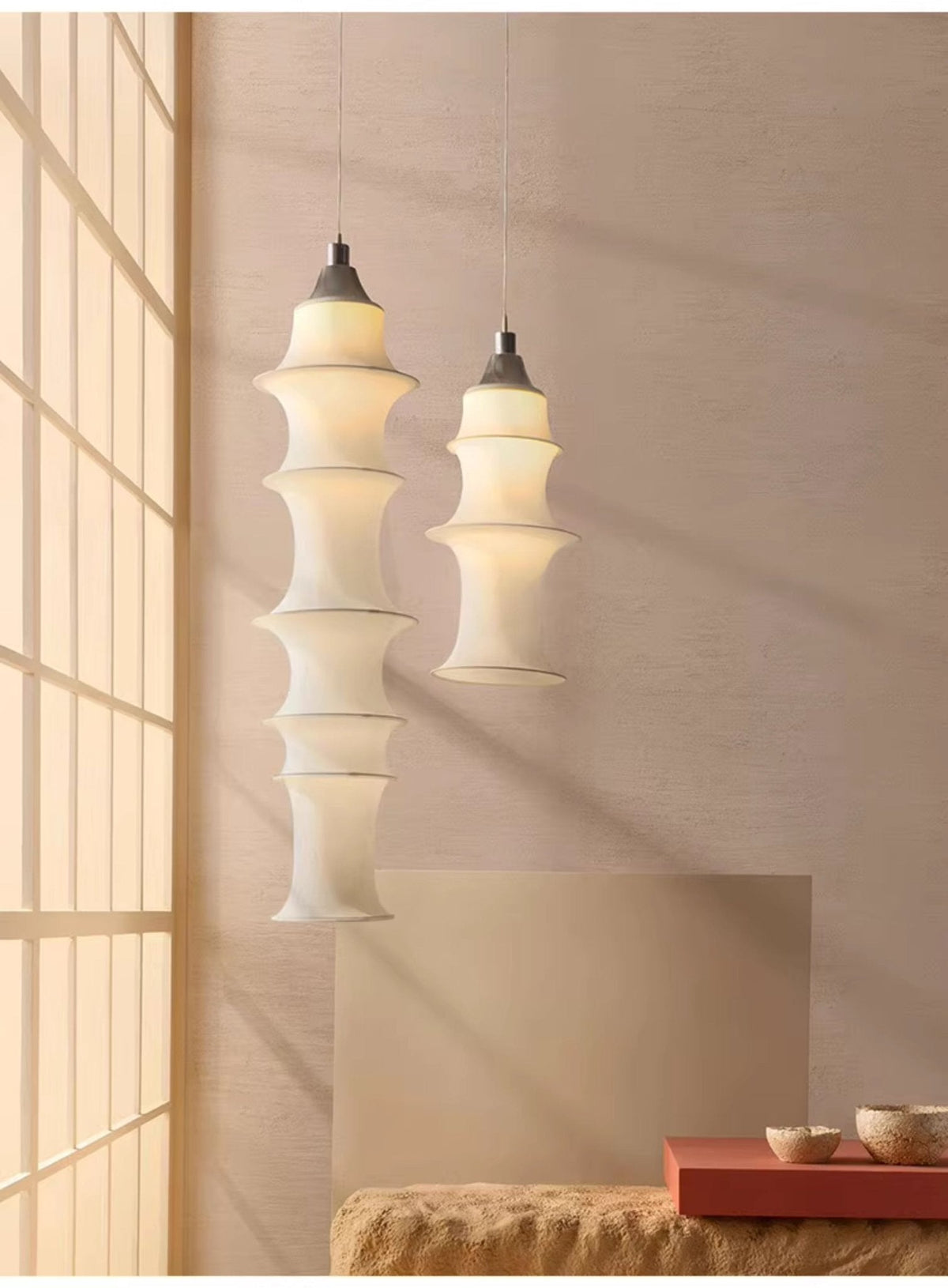 Tiered Column Pendant Light
