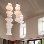 Tiered Column Pendant Light