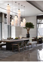 Tiered Column Pendant Light