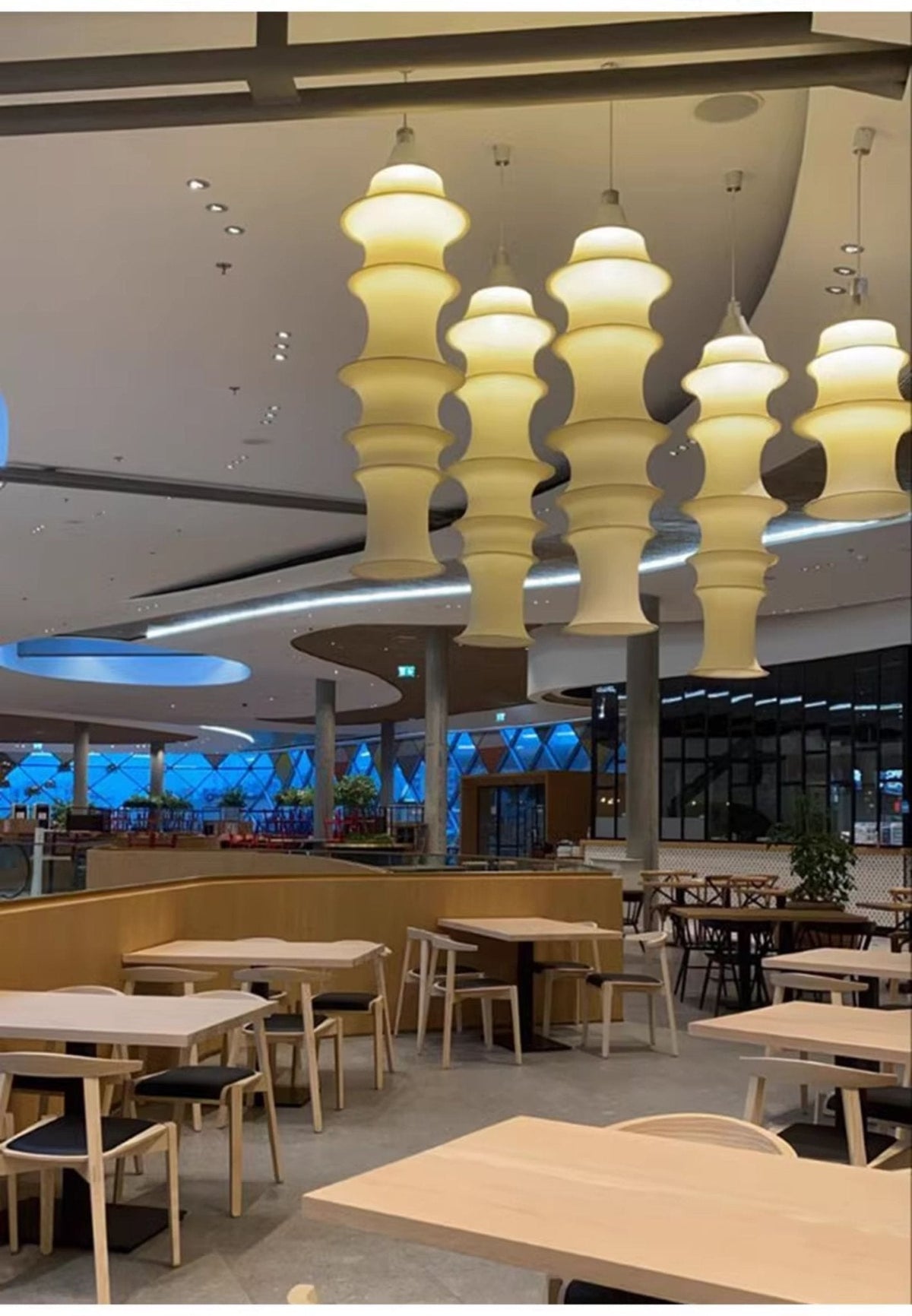Tiered Column Pendant Light