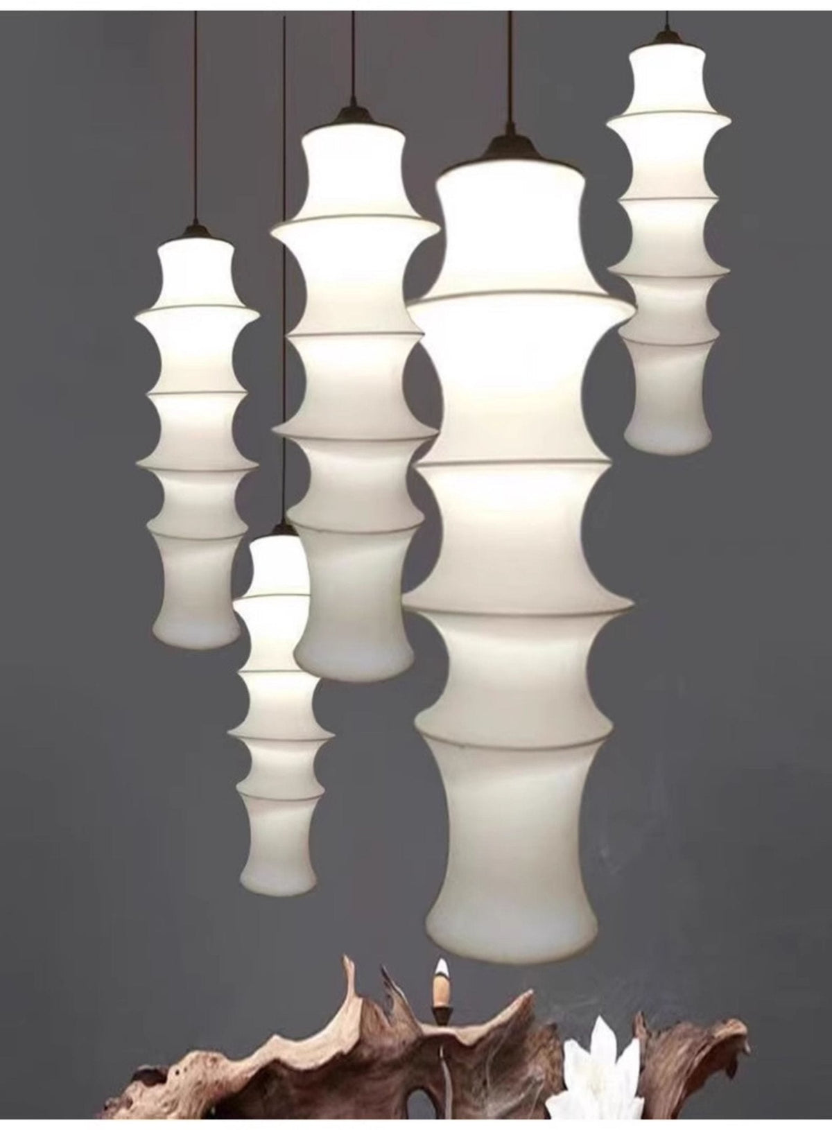 Tiered Column Pendant Light