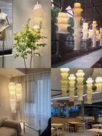 Tiered Column Pendant Light