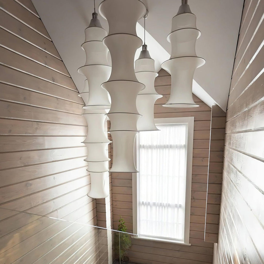Tiered Column Pendant Light