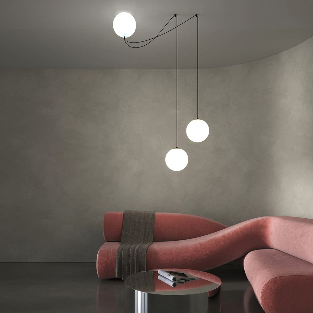 Asteris Multi Globe Pendant Lamp