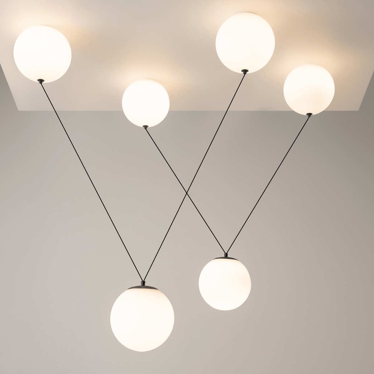 Asteris Multi Globe Pendant Lamp