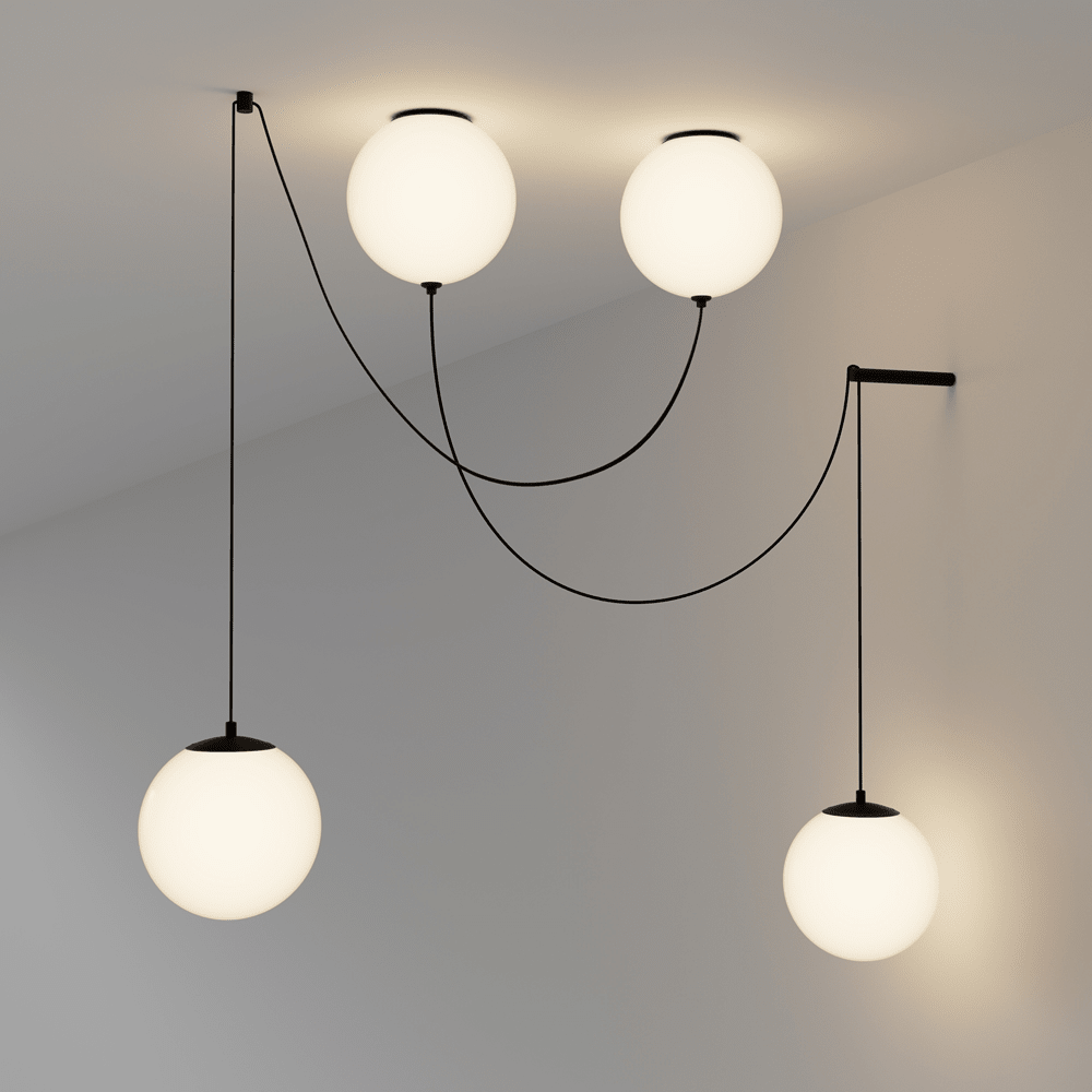 Asteris Multi Globe Pendant Lamp