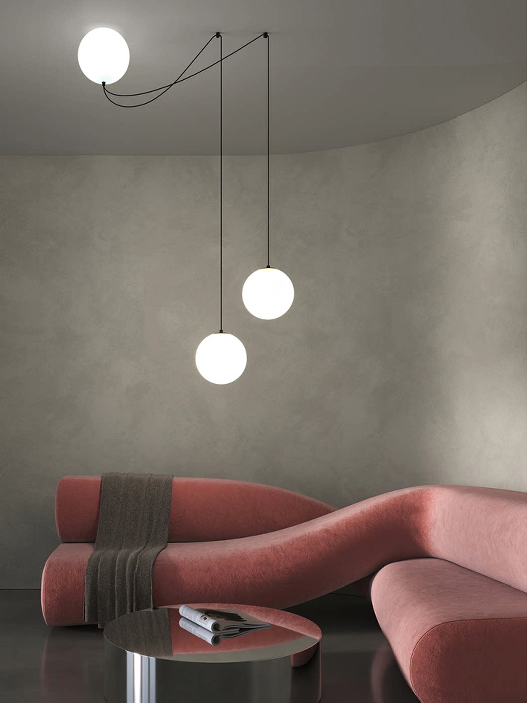 Asteris Multi Globe Pendant Lamp