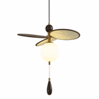 Vintage Floral Disc Chandelier
