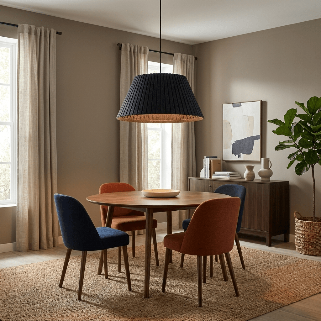 Trapezoid Acoustic Pendant Lamp