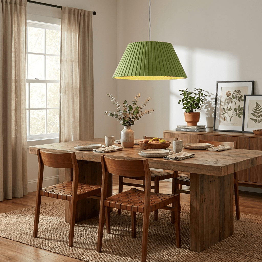 Trapezoid Acoustic Pendant Lamp