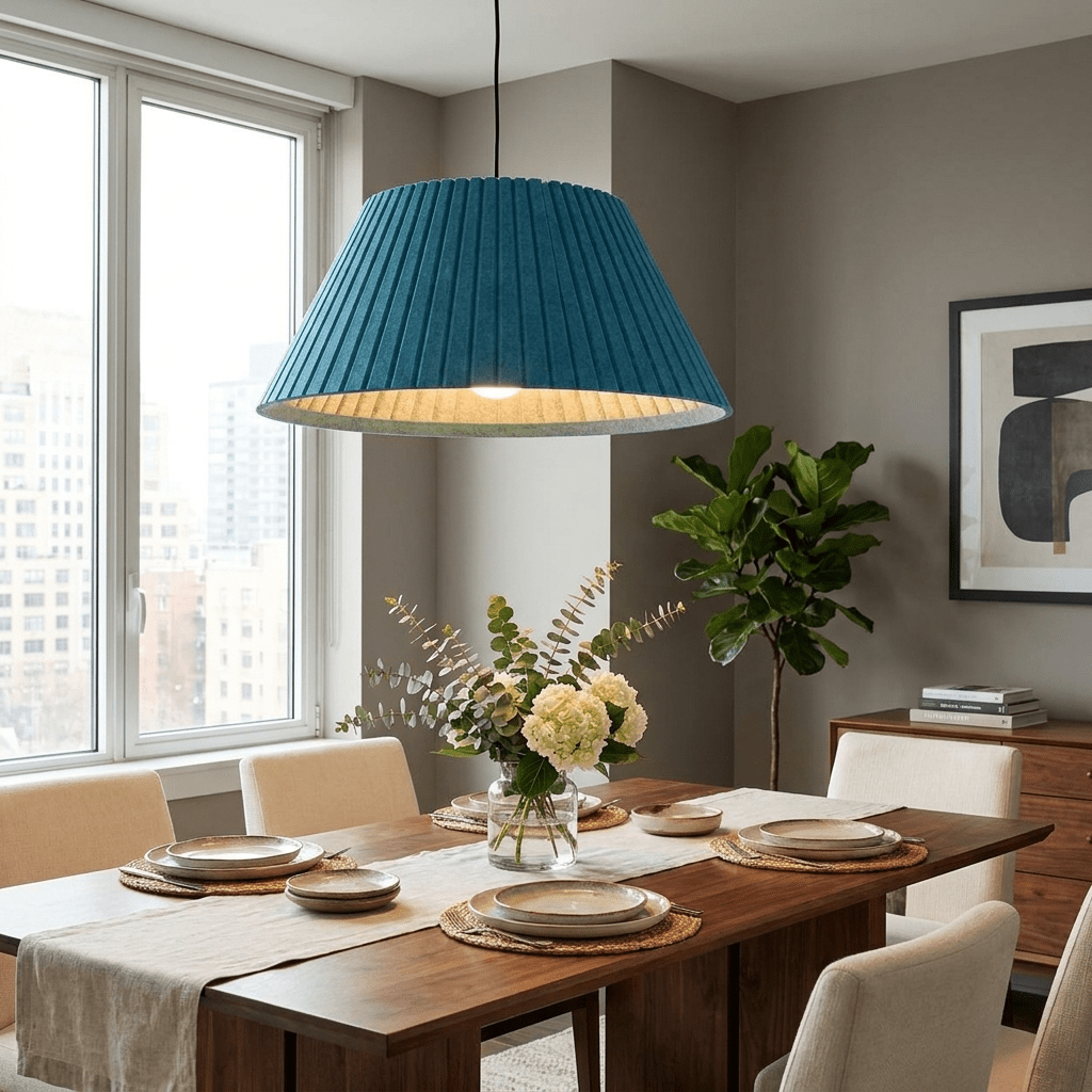 Trapezoid Acoustic Pendant Lamp