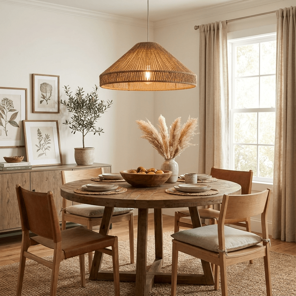 Dune Rope Cone Pendant Lamp