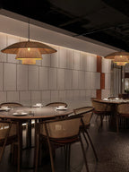 Hat Weave Rattan Pendant Lamp