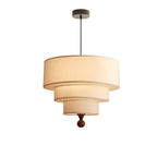 Tiered Fabric Pendant Light