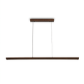 Beveled Wood Linear Pendant Lamp