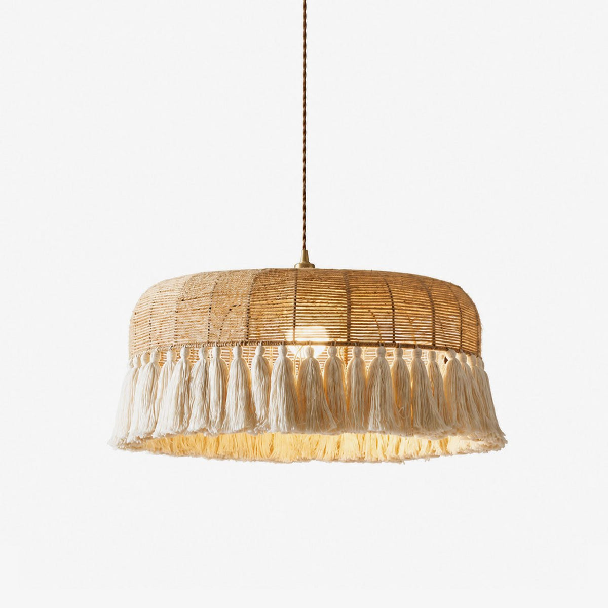 Arlina Jute Fringe Pendant Light