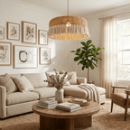 Arlina Jute Fringe Pendant Light