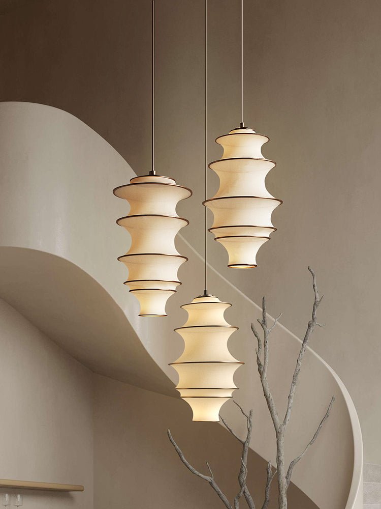 Tiered Wave Pendant Light