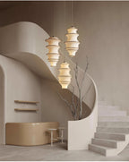 Tiered Wave Pendant Light