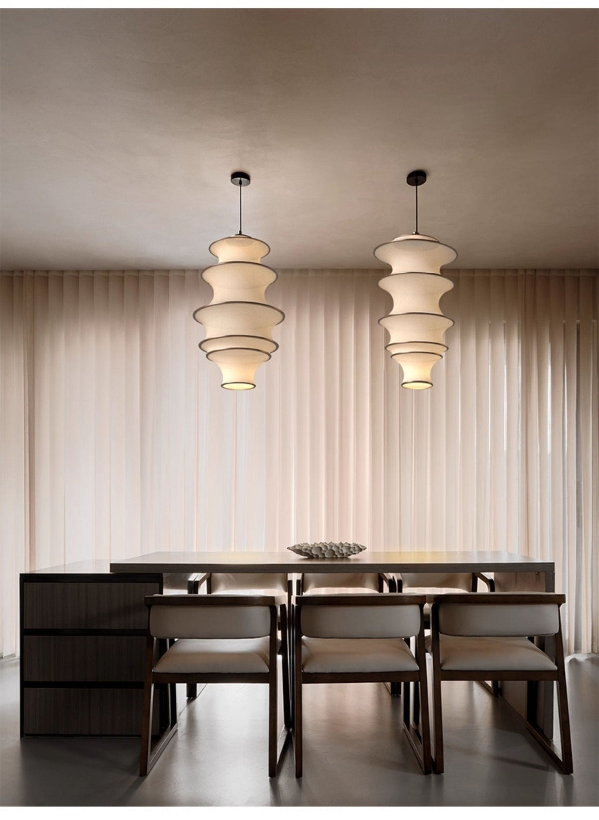 Tiered Wave Pendant Light