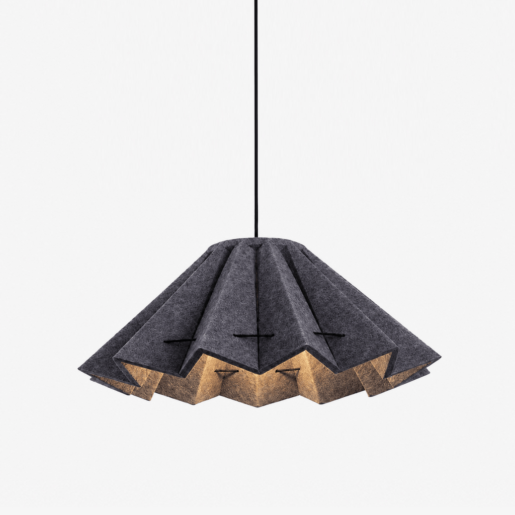 Fold Acoustic Felt Pleated Pendant Lamp