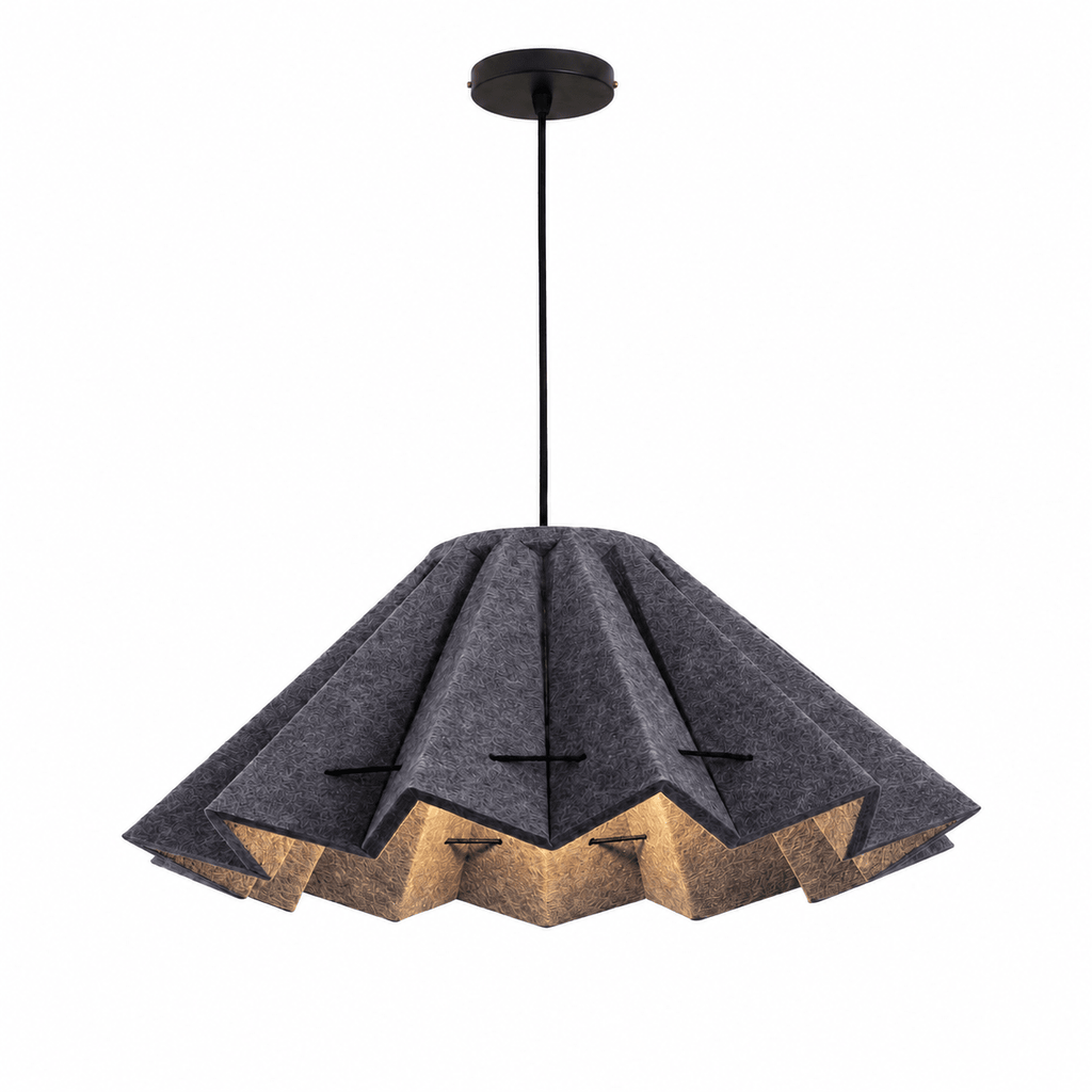 Fold Acoustic Felt Pleated Pendant Lamp
