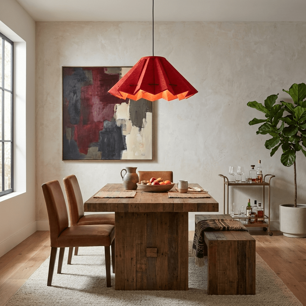 Fold Acoustic Felt Pleated Pendant Lamp