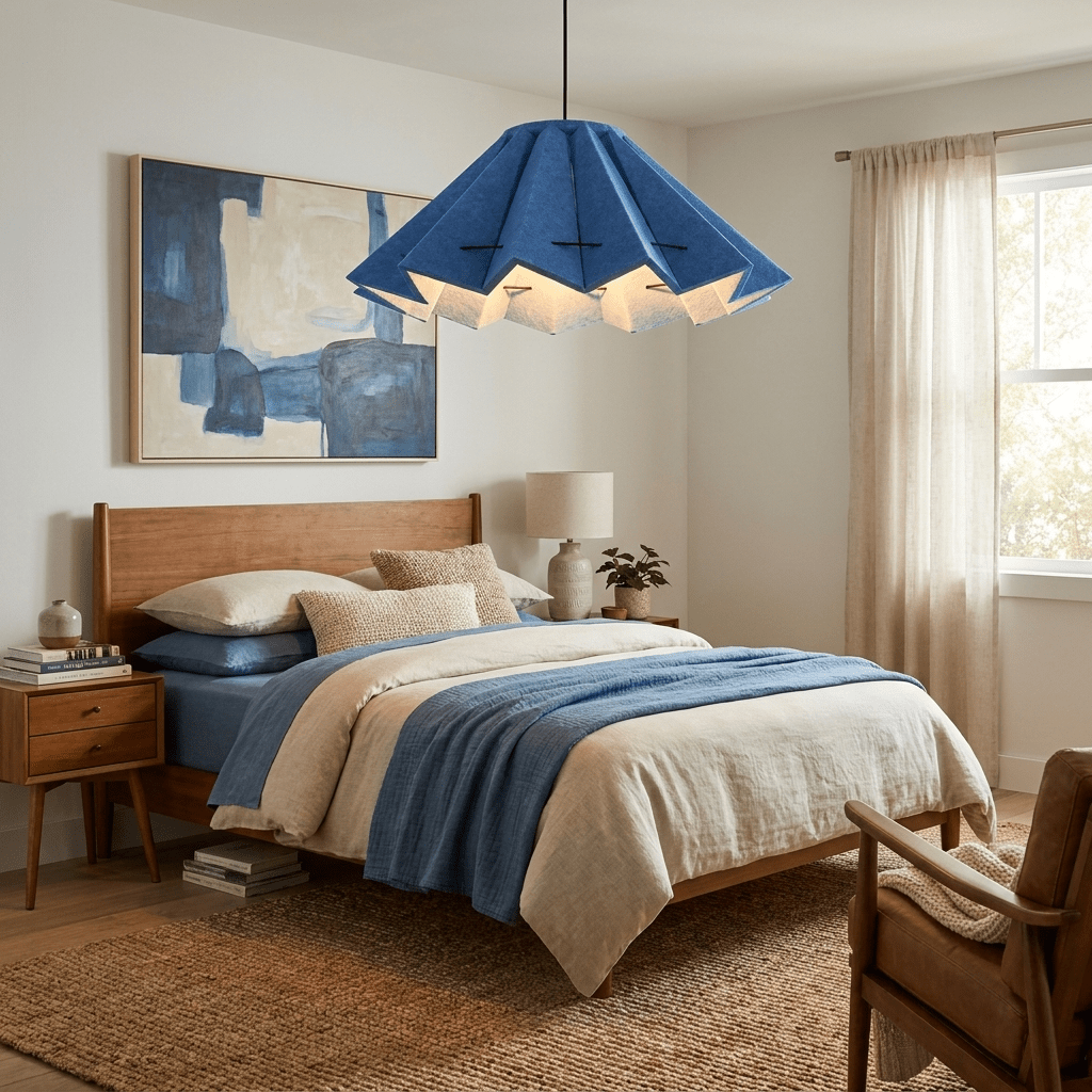 Fold Acoustic Felt Pleated Pendant Lamp