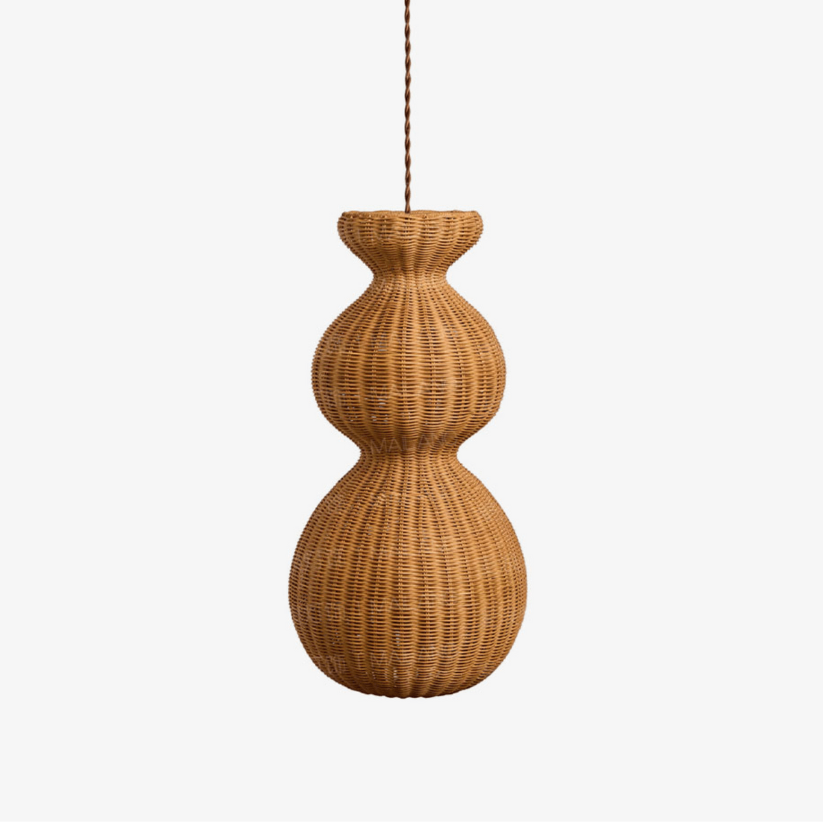 Virelle Gourd Rattan Pendant Light