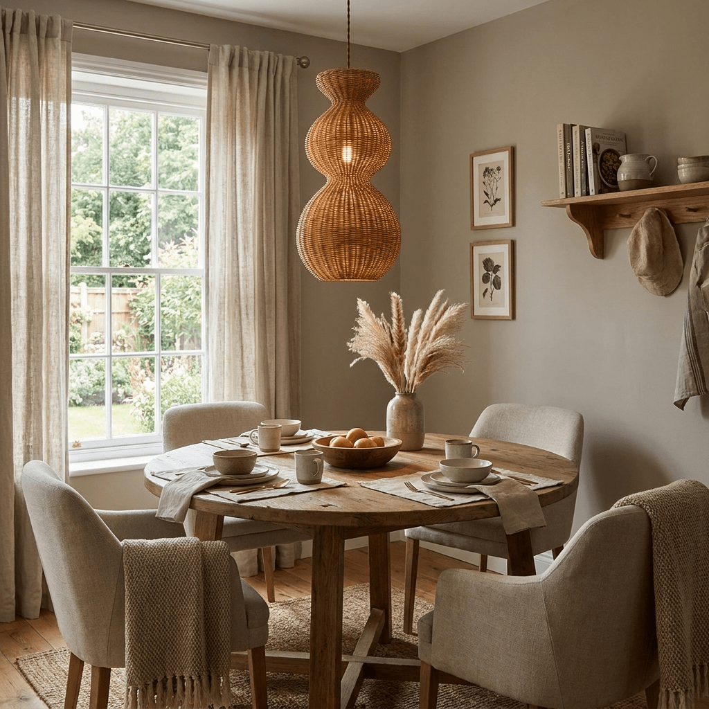 Virelle Gourd Rattan Pendant Light
