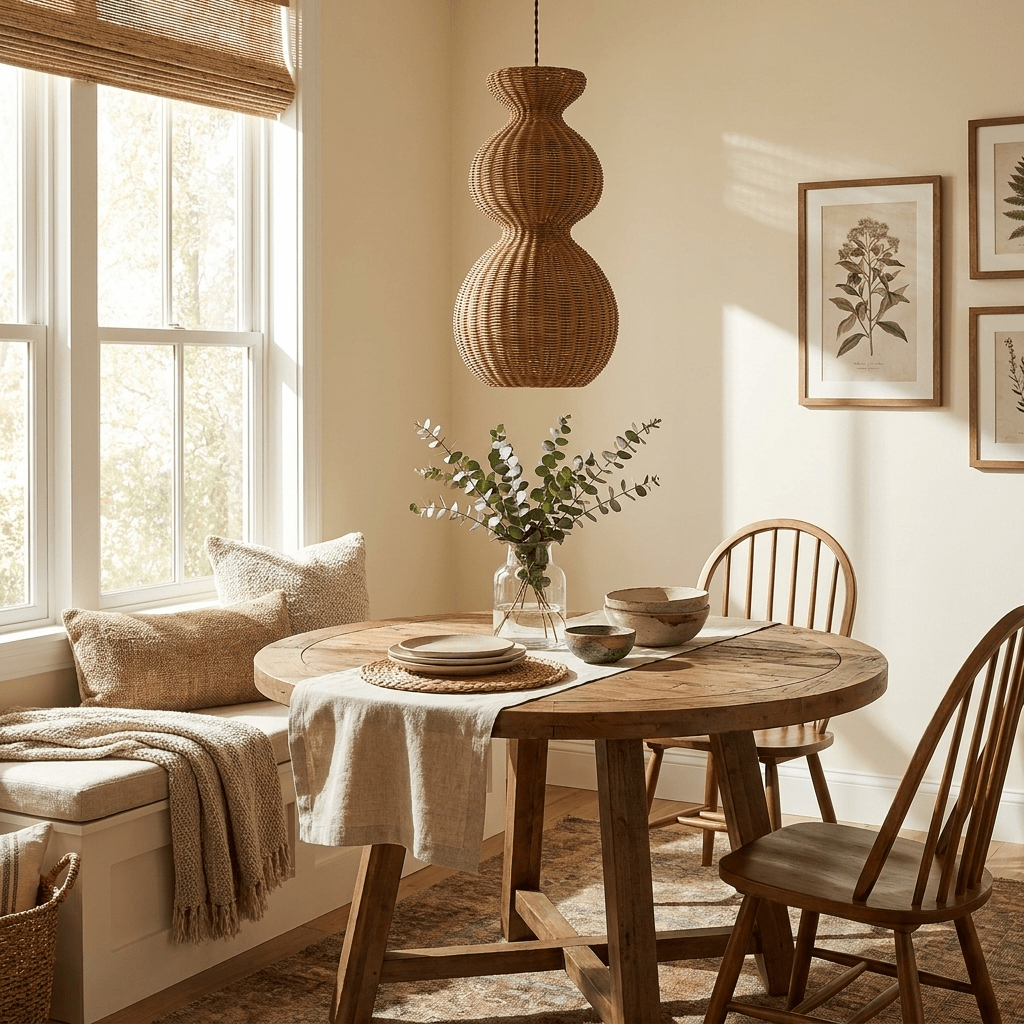 Virelle Gourd Rattan Pendant Light