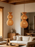 Virelle Gourd Rattan Pendant Light