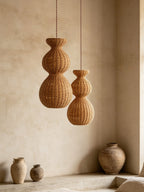 Virelle Gourd Rattan Pendant Light