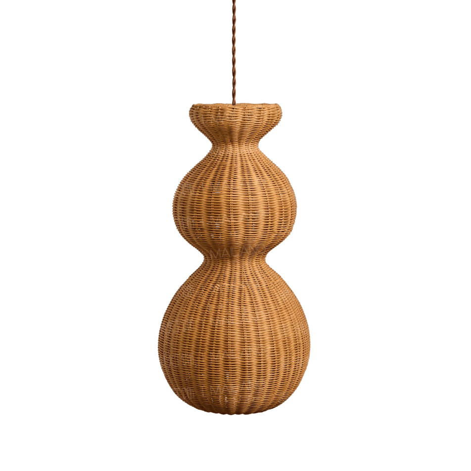 Virelle Gourd Rattan Pendant Light