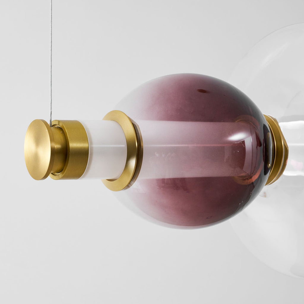 Glass Bead Linear Pendant Light