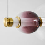 Glass Bead Linear Pendant Light