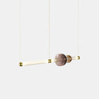 Glass Bead Linear Pendant Light