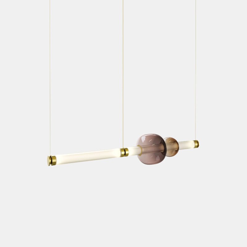 Glass Bead Linear Pendant Light