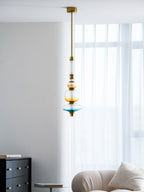 Glass Bead Linear Pendant Light