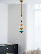 Glass Bead Linear Pendant Light