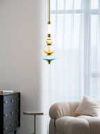 Glass Bead Linear Pendant Light