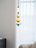Glass Bead Linear Pendant Light