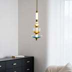 Glass Bead Linear Pendant Light