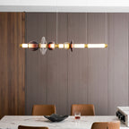 Glass Bead Linear Pendant Light