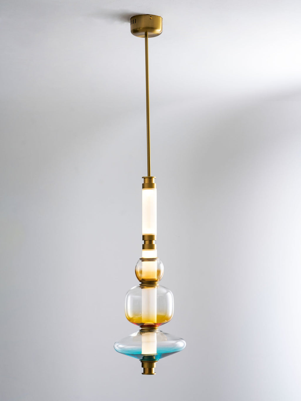 Glass Bead Linear Pendant Light