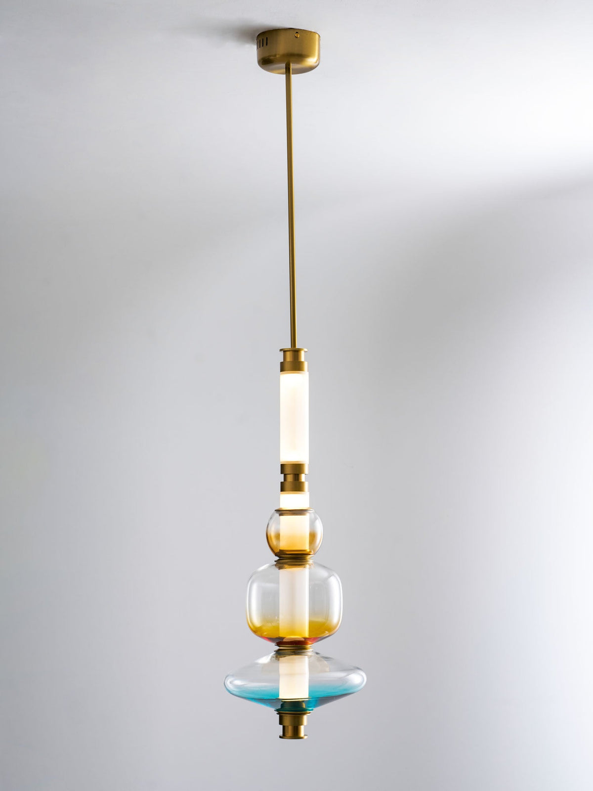 Glass Bead Linear Pendant Light