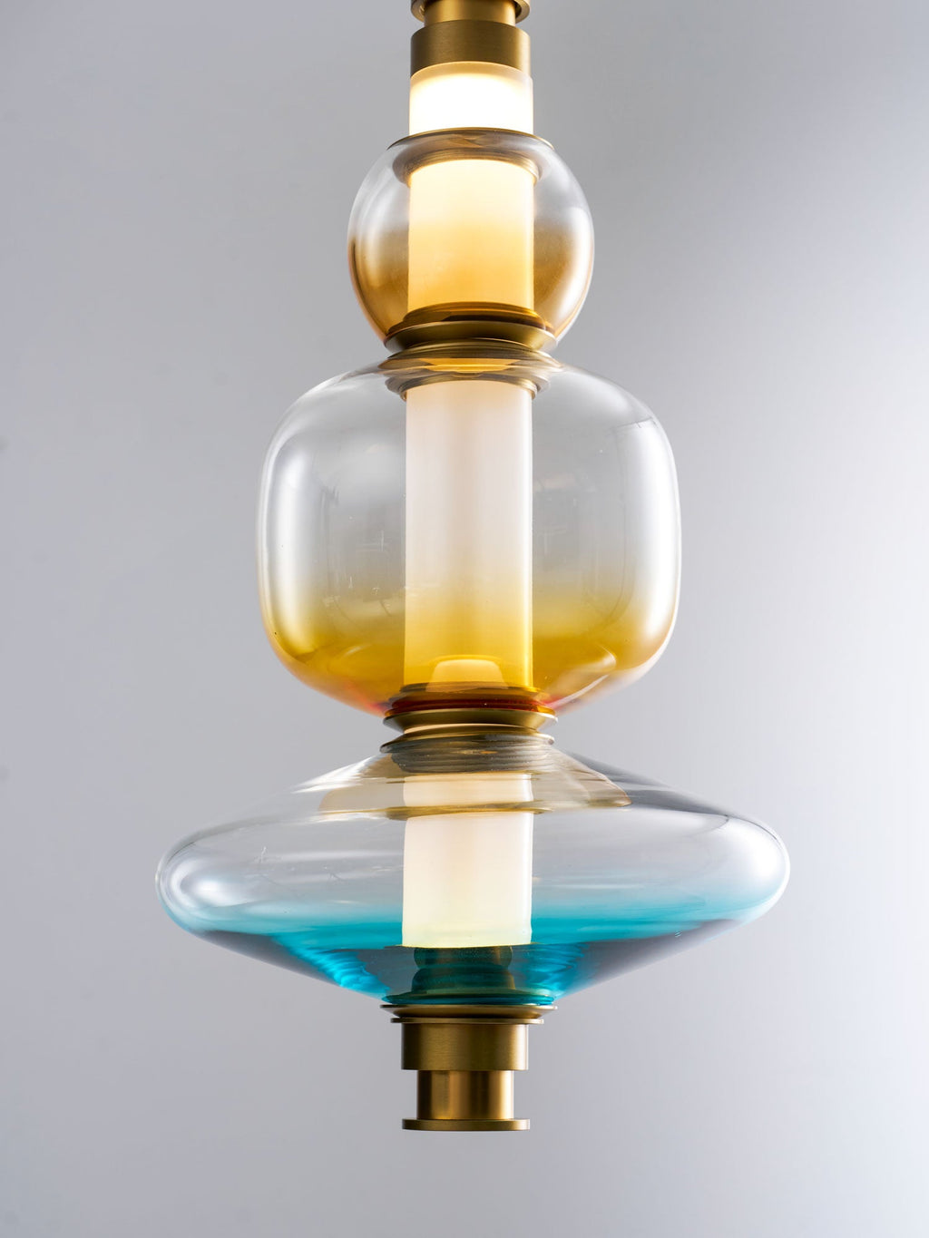 Glass Bead Linear Pendant Light